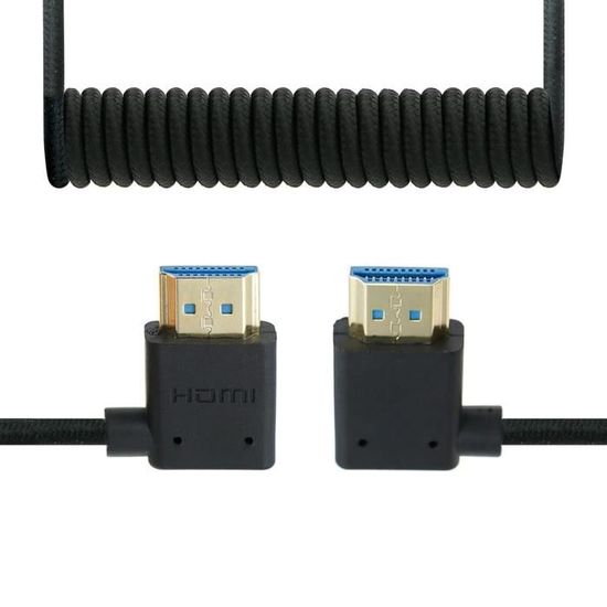 Cable Mince Enroul¿¿ HDMI Vers HDMI 2.0 4K Pour ZCAM E2 Sony