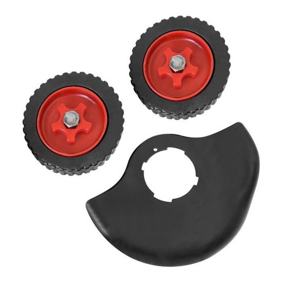 PRATYAHARA - Roue Auxiliaire Pour Débroussailleuse | Transforme En Coupe-bordures à Roues | Nylon + ABS | 29cm