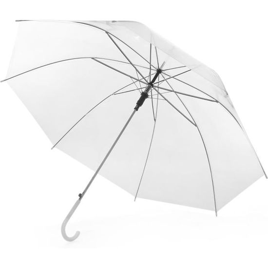 Parapluie Transparent Ernest & Célestine - Canne 76 Cm, Bouton-pression, Fermeture Sécurisée - Sans Phtalates, Pour Enfants Et Adultes