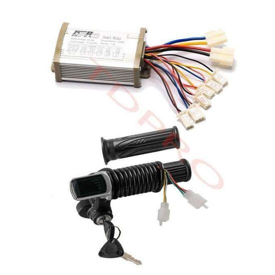 Kit Contrôleur Moteur 36V 800W Avec Accélérateur Et Clé Pour Karting, Scooter, Quad électrique - Neuf