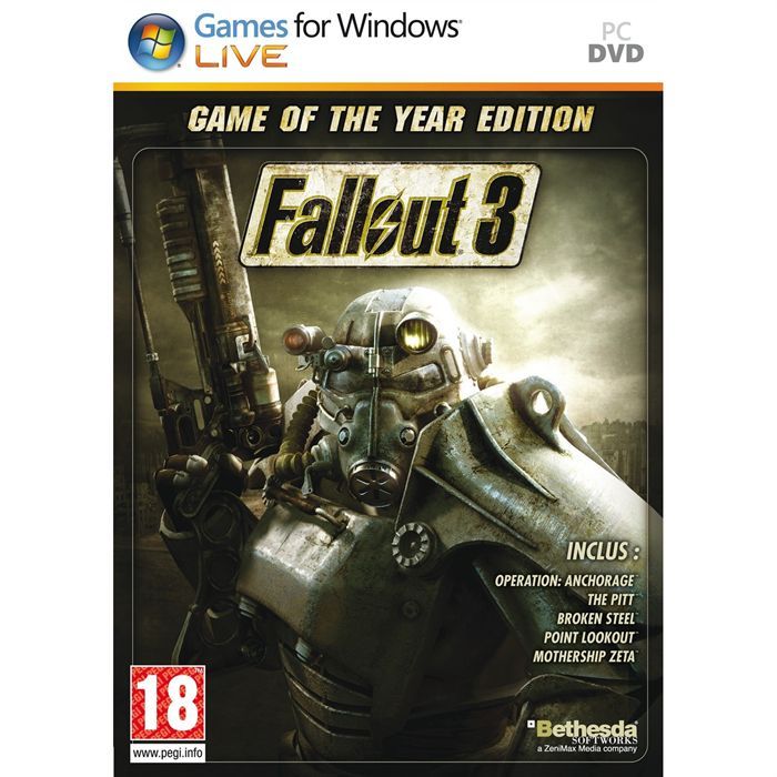 FALLOUT 3 GOTY Edition / Jeu PC -