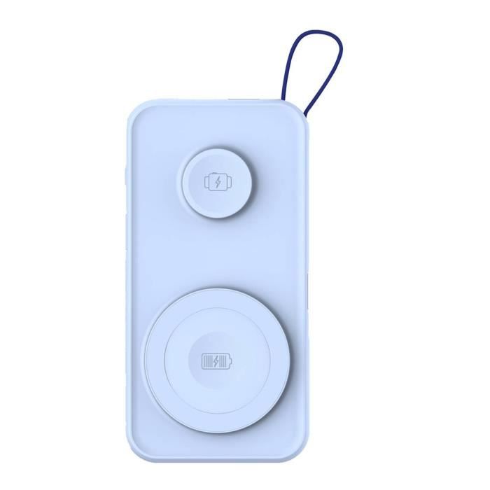 PowerBank - 3MK - PastelUp - Sans Fil Qi - 10000mAh - 22.5W - USB A/C