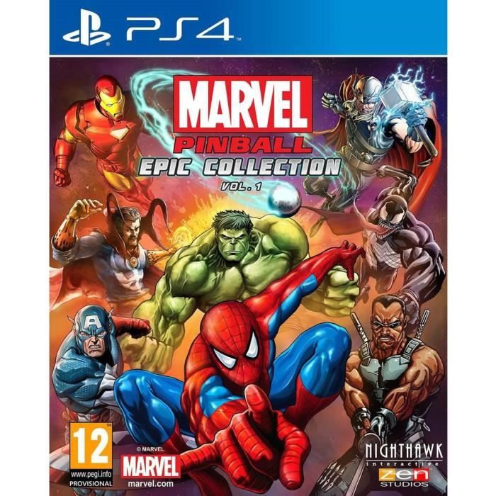 Focus Marvel Pinball Epic Collection Volume 1 Jeu PS4