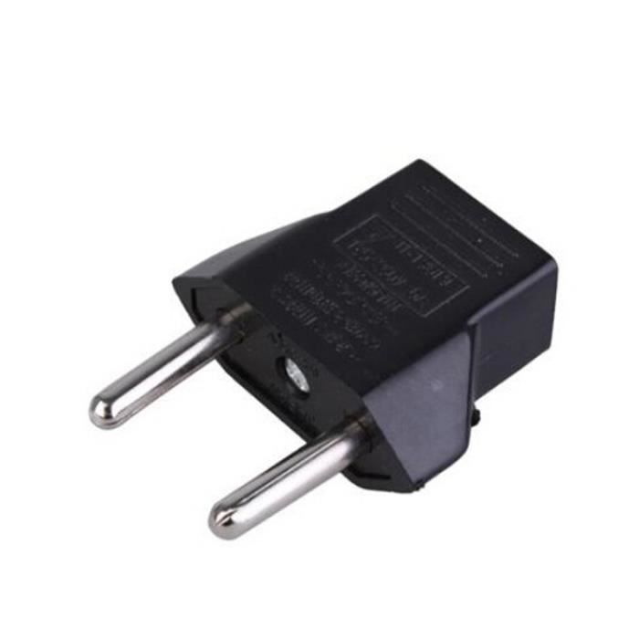 Adaptateur secteur universel pour voyage UK US Europe Convertisseur de prise murale Noir CYY50609407A