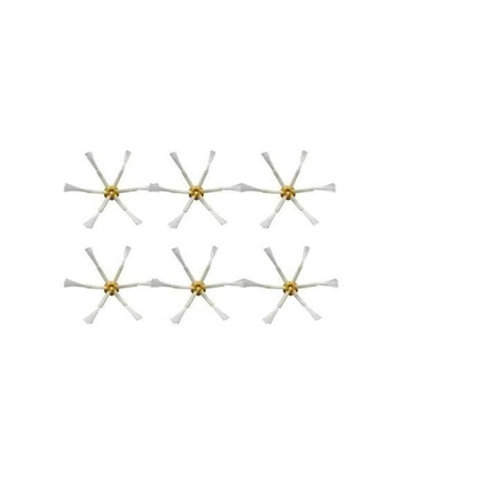 6 armées latérale brosse pour aspirateur iRobot Roomba 500-600-700 Series 530 540 550 560 570 580 585 595 610 620 650 760 7...