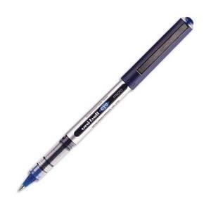 UNIBALL LOT DE 12 Stylos roller pointe métal ultra-fine encre liquide bleue UNI MITSUBISHI UNI BALL EYE UB 150