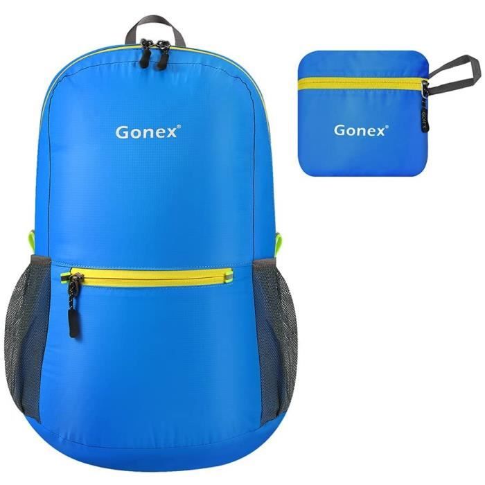 Sacs à dos sports et plein air Gonex Petit Sac à Dos Pliable 20L Ultra-Léger Sac de Sport pour Vélo Camping Randonnée Cy 26014