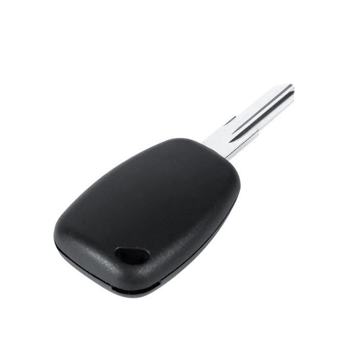 AYNEFY coque de clé à 2 boutons 2 boutons non coupés lame vierge à distance Auto voiture clé Fob coque pour Renault Kangoo