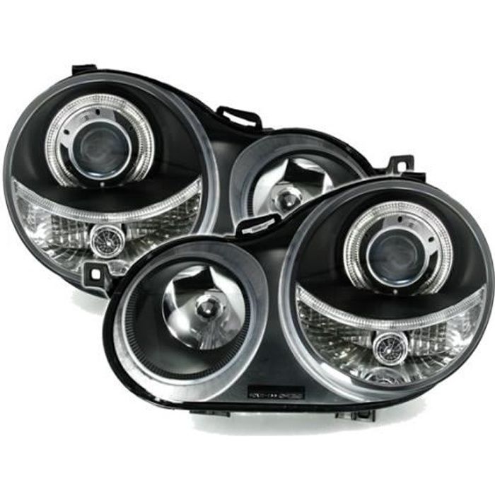 2 FEUX PHARE AVANT VW POLO 9N DE 08/2001 A 06/2005