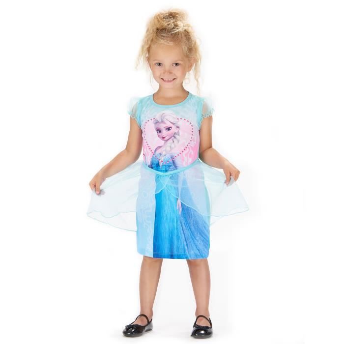 ROBE ELSA LA REINE DES NEIGES TAILLE 3/4 ANS