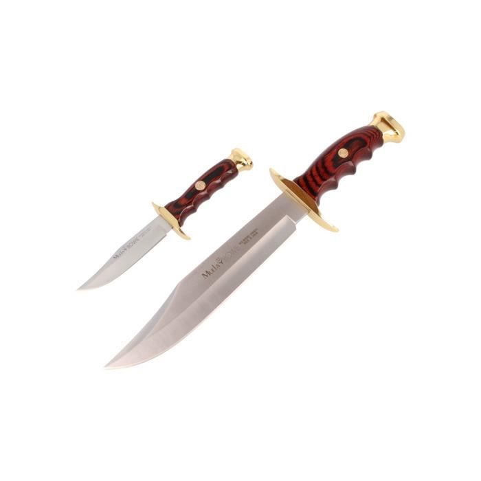 Couteau de chasse Kangourou Muela BW-22P contient BW-22 + BW-10 modèles poche kangourou