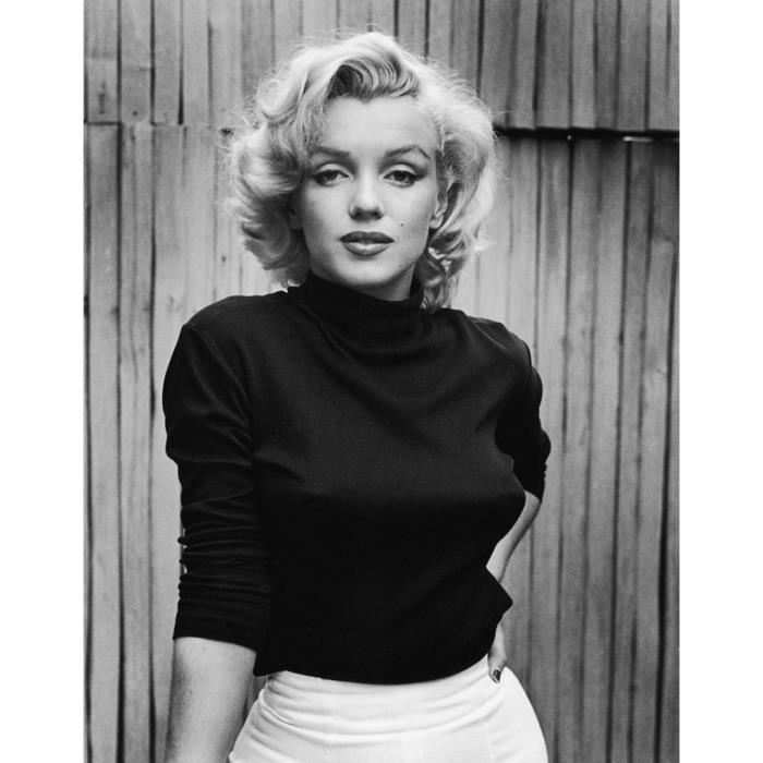 Poster Affiche Marilyn Monroe Portrait Mannequin Sex Symbol Photo Vintage 31cm x 40cm
