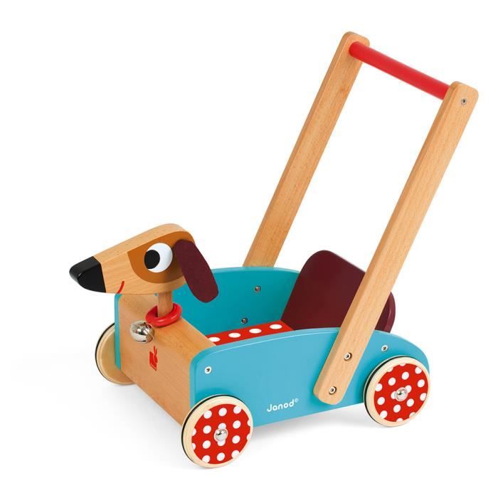 JANOD - Chariot Crazy Doggy (bois) - Dès 1 An