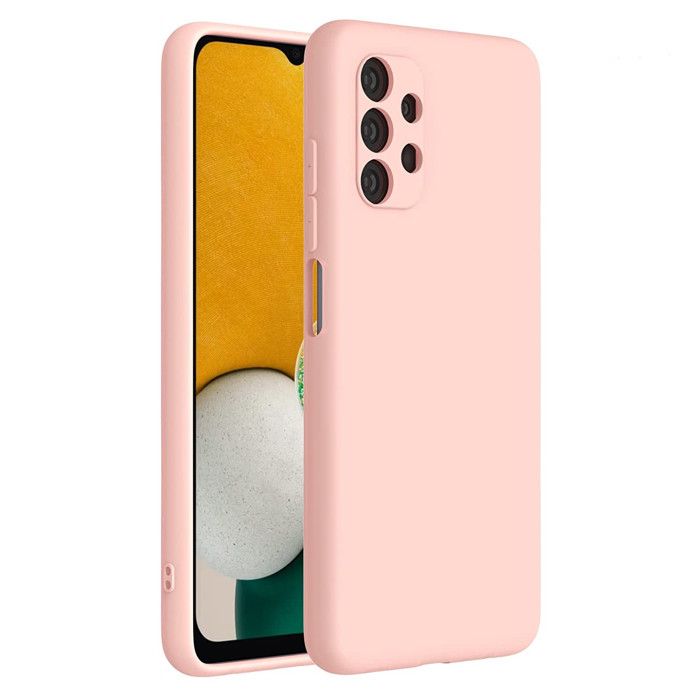 Coque Pour Samsung Galaxy A13 4G Silicone Rose Little Boutik®
