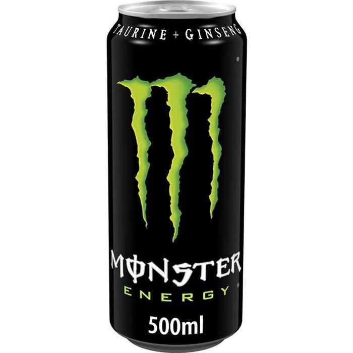 LOT DE 12 - MONSTER ENERGY : Boisson énergisante 50 cl