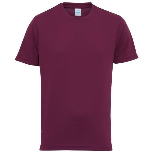 T-shirt performance uni Just Cool - Homme Prune