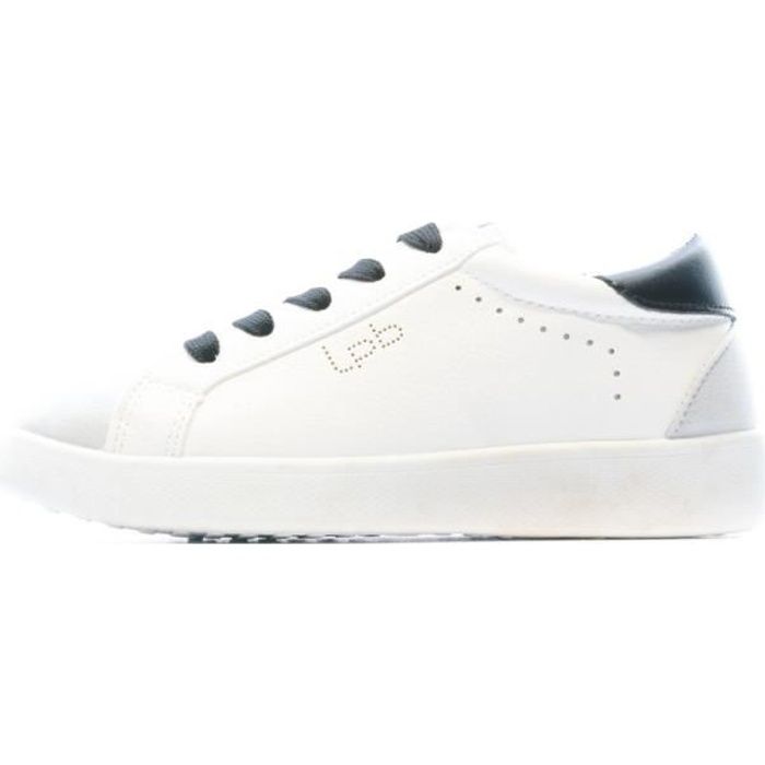 Baskets blanc noir fille Les Petites Bombes Abigael
