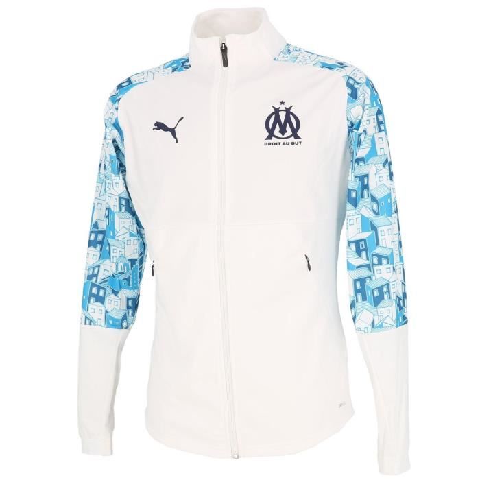 Vestes replica officielle Om stadium jkt away wht - Puma
