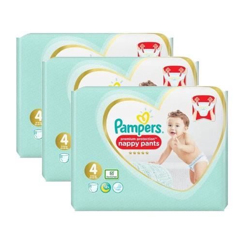 380 Couches Pampers Premium Protection Pants taille 4