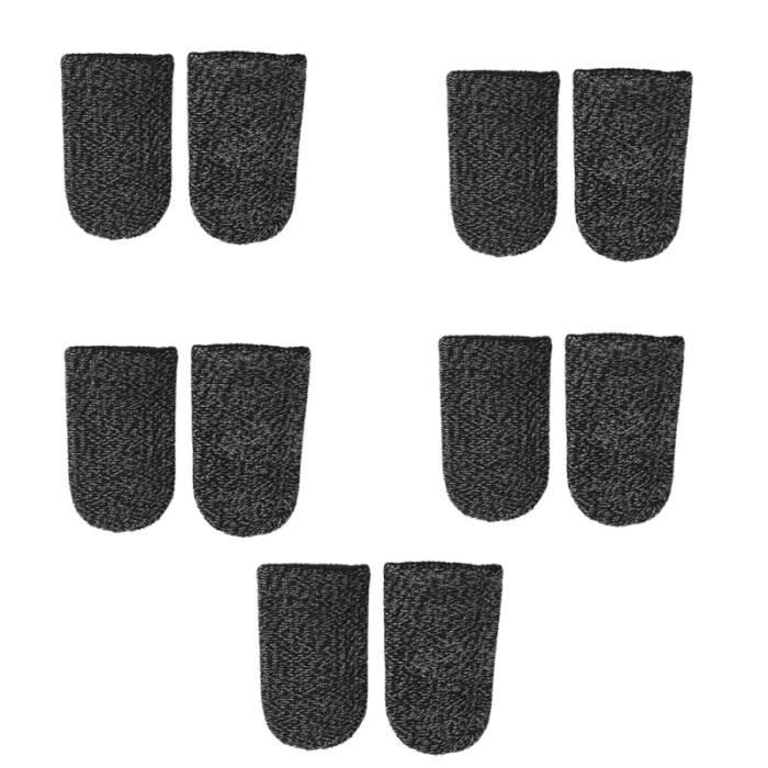 10 pièces manchon de doigt élastique Durable contrôleur de jeu de écran tactile couverture de pour femmes adultes hommes