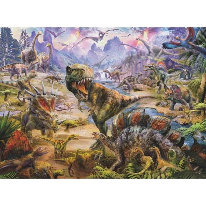Puzzle 300 pièces XXL : Dinosaures géants Coloris Unique