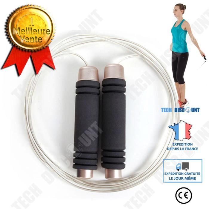 TD® Corde à sauter cordes à sauter enfants Sport exercice vitesse gymnase maison Fitness Équipement de fitness