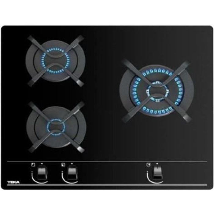Teka Plaque au gaz GBC 63010 60 cm (3 Feux à gaz) - 8434778002959