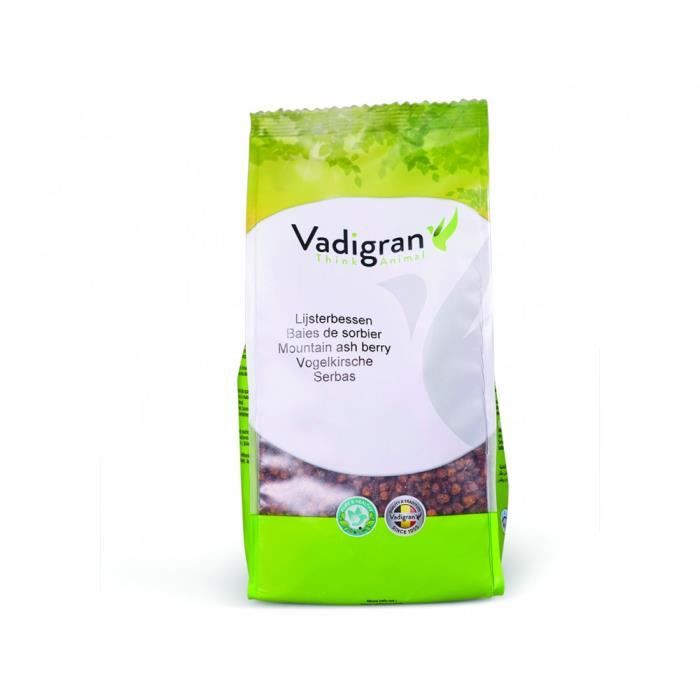 Graines pour OISEAUX baie de sorbier 0.500Kg-Vadigran 10,000000
