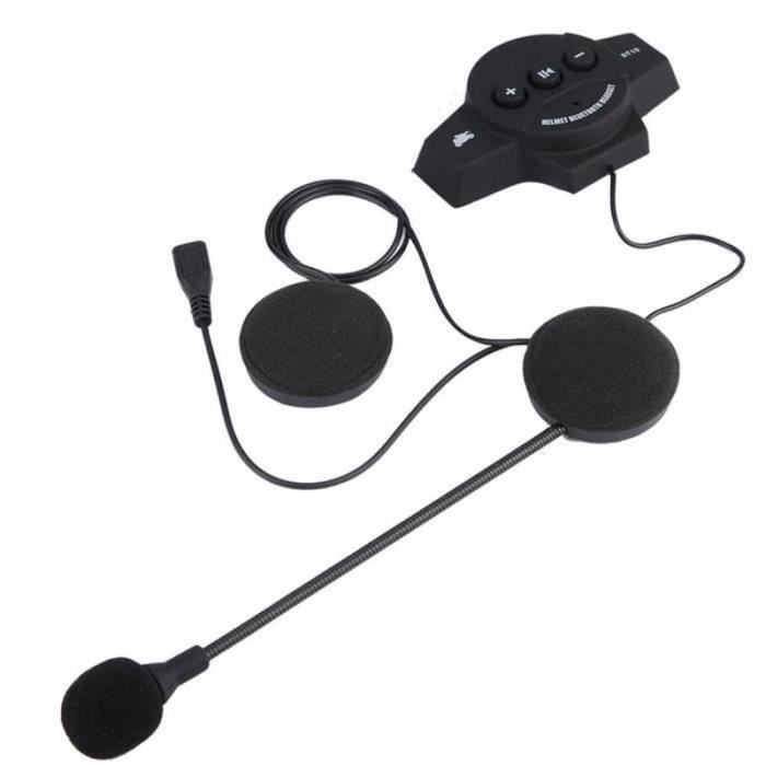 GB30584-Garosa casque mains libres Casque de moto Bluetooth casque haut-parleurs mains libres musique contrôle d'appel écouteur