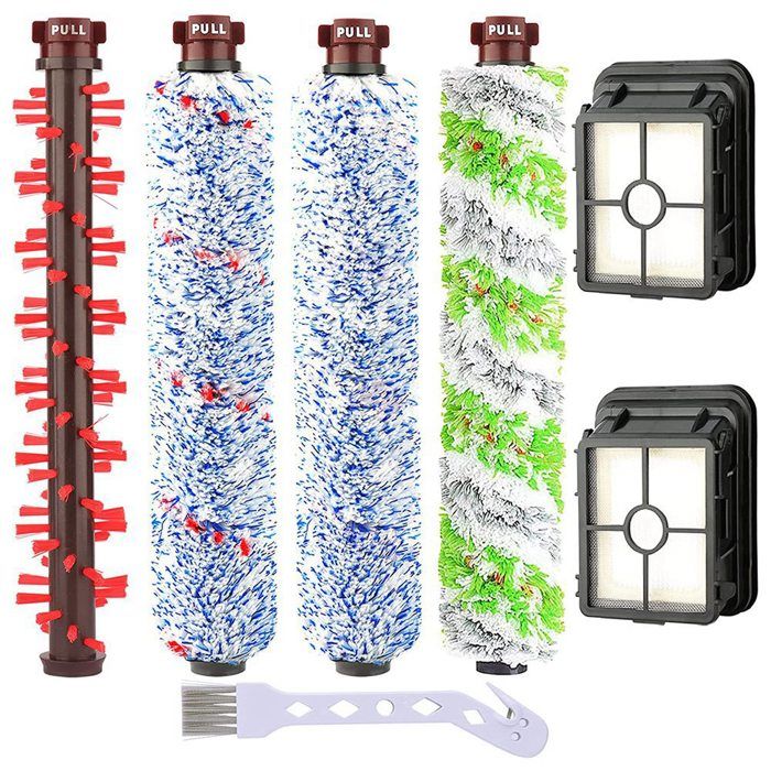 Comparer les prix de Crosswave 3-En-1, Brosse Principale Polyvalente Brosse à Tapis Brosse Roulante pour Animaux de Compagnie Filtres à Brosse de Sol