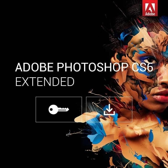 Licence Adobe Photoshop CS6 Extended - Windows -