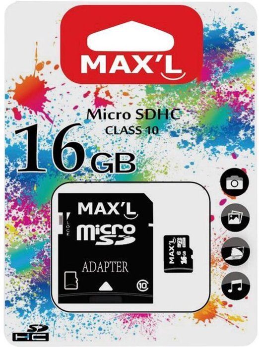 Max'l Mémoire Flash - Maxell - MAXL854711 - 16 Go - MicroSDHC - Classe 10