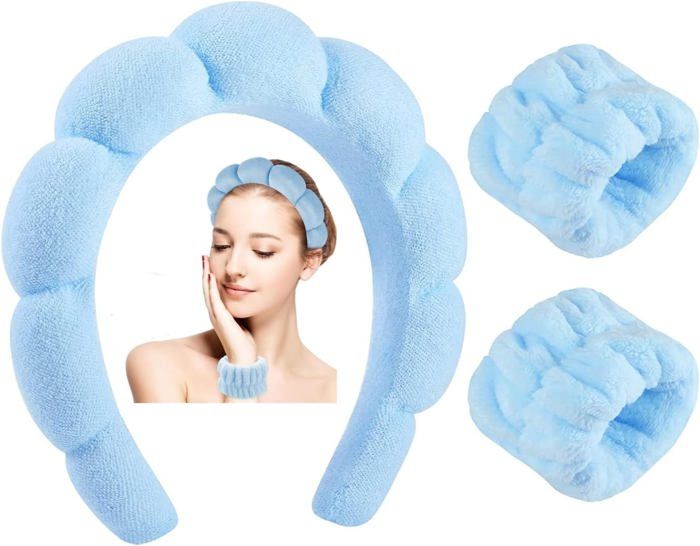 Bandeau De Lavage Du Visage Bandeau De Spa Pour Femme Confortable Vert