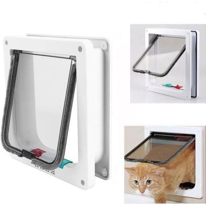 Comparer les prix de Chatiere Pour Chat Chien Taille L (23.5 * 25.2 * 5.5cm),pour Chats et Petits Chiens de circonférence