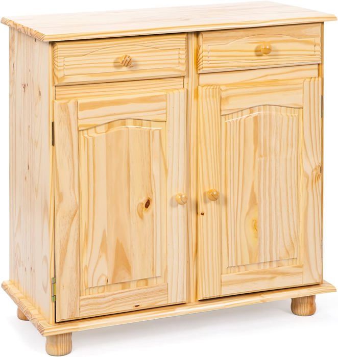 Commodes, meubles et rangements, Commode blanche 3 tiroirs LOUISE en