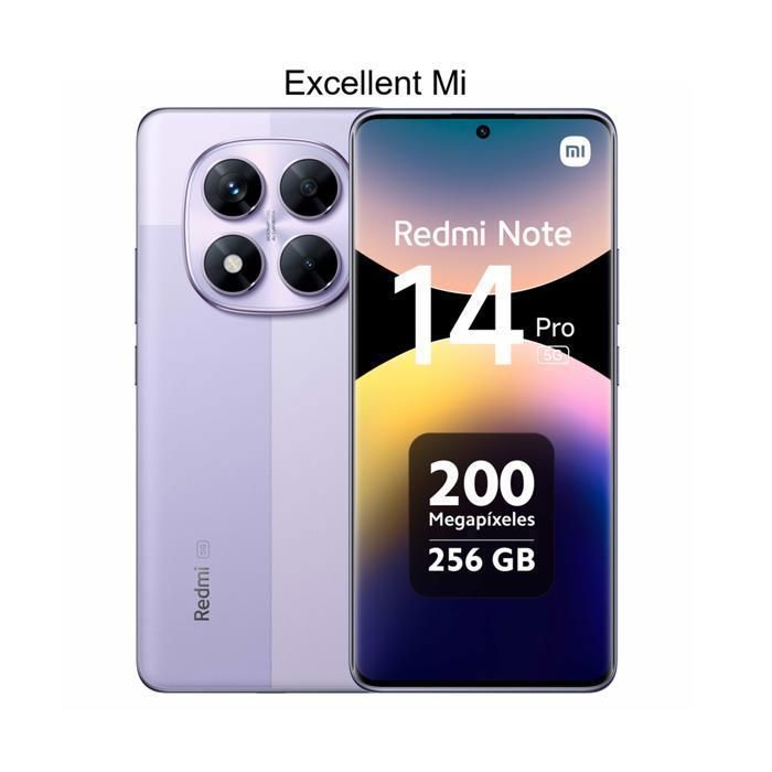 Xiaomi Redmi Note 14 Pro 5G 8GB RAM ROM Smartphone - vue 1