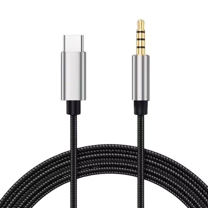 Rallonge Jack Audio, Nylon Tressé Rallonge Prise Jack 3.5mm Mâle vers