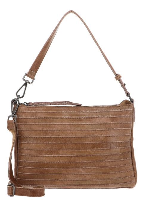 FREDsBRUDER Sac à épaule bandoulière bleu clair brun clair en cuir pour femme - Sha Na Na