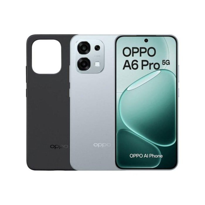 OPPO A6 Pro 5G 8GB 6.57 AMOLED 120Hz Dual SIM IP69 NFC 6500mAh Android 15 Titanio - vue 2