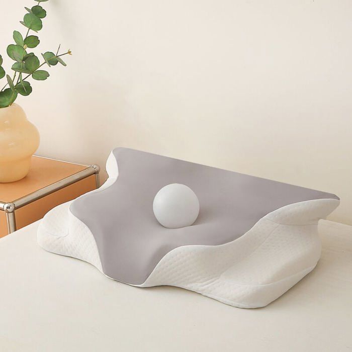 Oreiller Ergonomique Glückstoff® - Soutien Cervical & Anti-Ronflement
