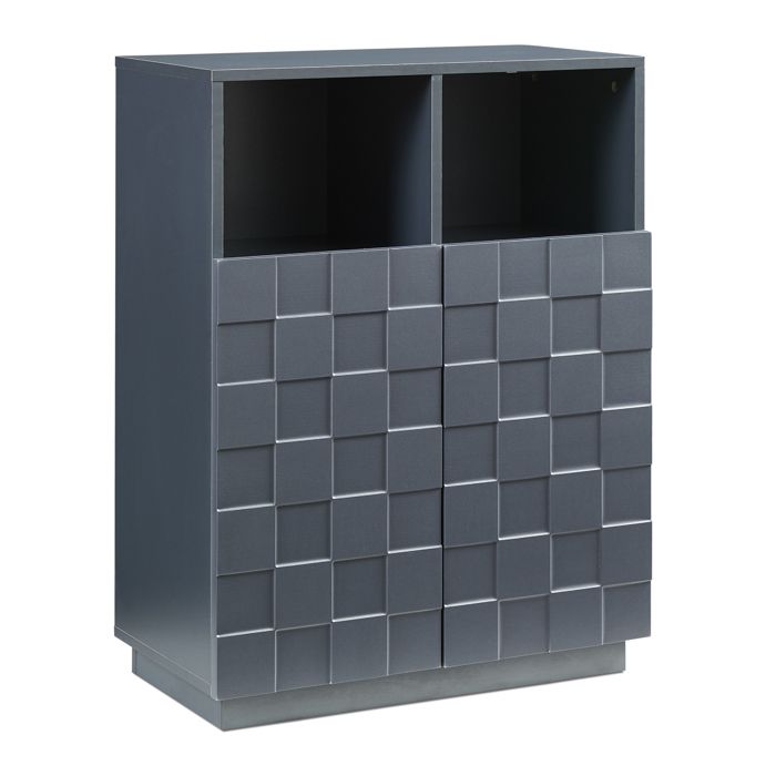 Buffet haut Bopibobro 86 x 64 x 36 cm gris foncé Buffet haut Bopibobro 86 x 64 x 36 cm gris foncé
