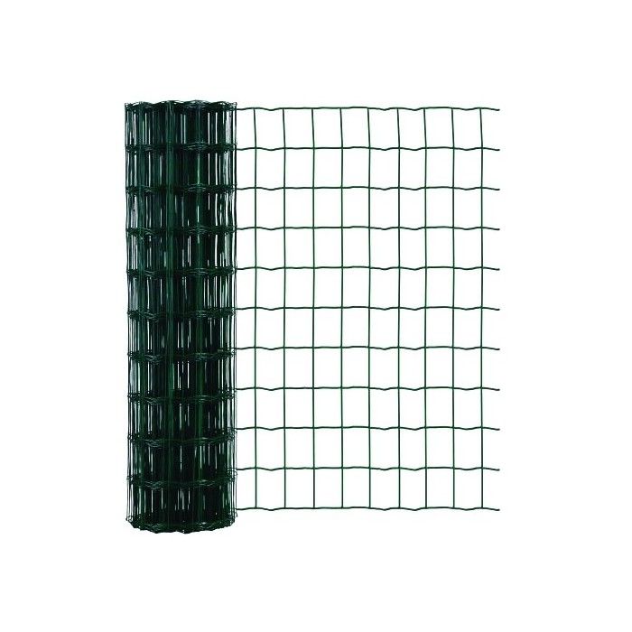 Grillage soudé revêtu PVC - UN - 120 cm - 10 m - Maille 75x100 mm - Fil galvanisé 17 mm - Fil revêtu PVC 21 mm