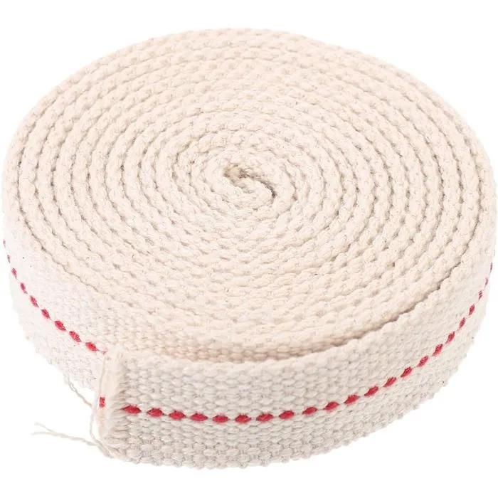 Mèche de Lampe à Pétrole en Coton Tressée Absorption dHuile Optimale Combustion Régulière Accessoire de Remplacement pour Lampes