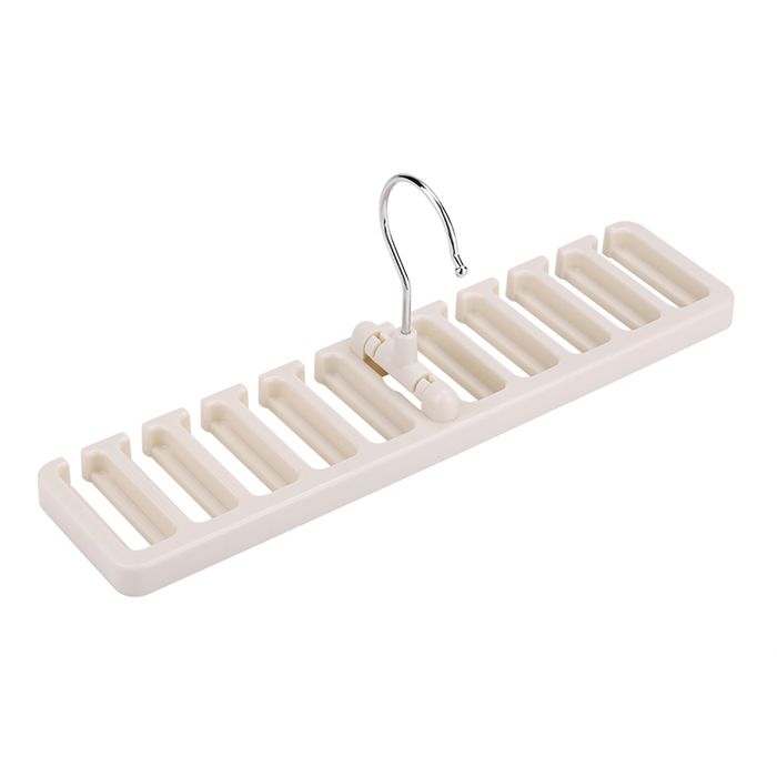 1 Organisateur Rotatif 360° Plastique Beige Pour cravates ceintures foulards Armoire penderie .