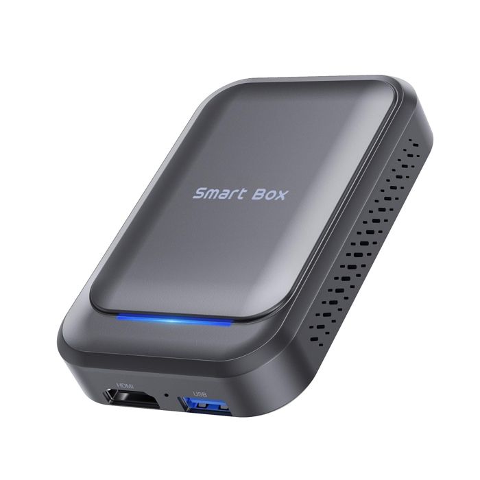 Boîtier multimédia Android Timeknow R605 CarPlay et Android Auto sans fil - Reconditionné