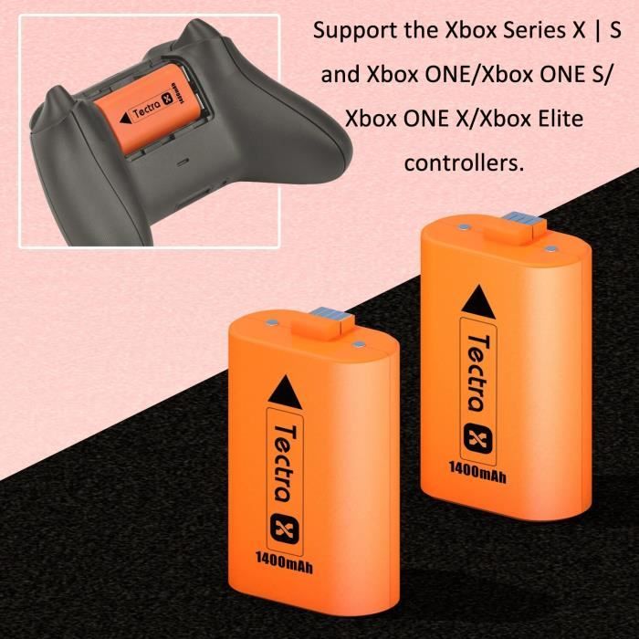 Batteries Rechargeable ,2 x 2600 mAh Packs Batterie Manette Xbox Series