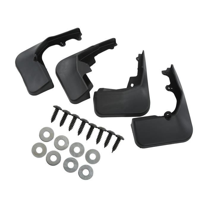 Lampa Bavettes De Garde-Boue PVC Noir 62x40cm - Paire Avec Supports Galvanisés - Pour Camions, Véhicules Utilitaires