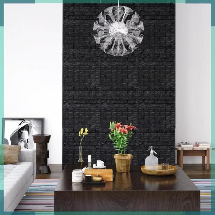 10 Panneaux Muraux 3D Autocollants - Imitation Brique Ou Tuile, Adhésifs, Multicolore, Déco Maison