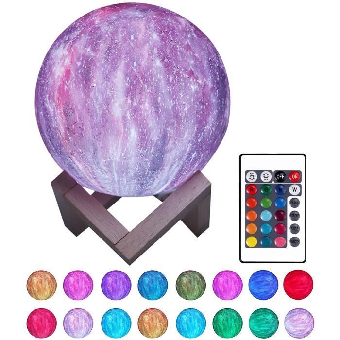 3D Lampe Lune Personnalsée Photo Text - Cadeau D’annversare