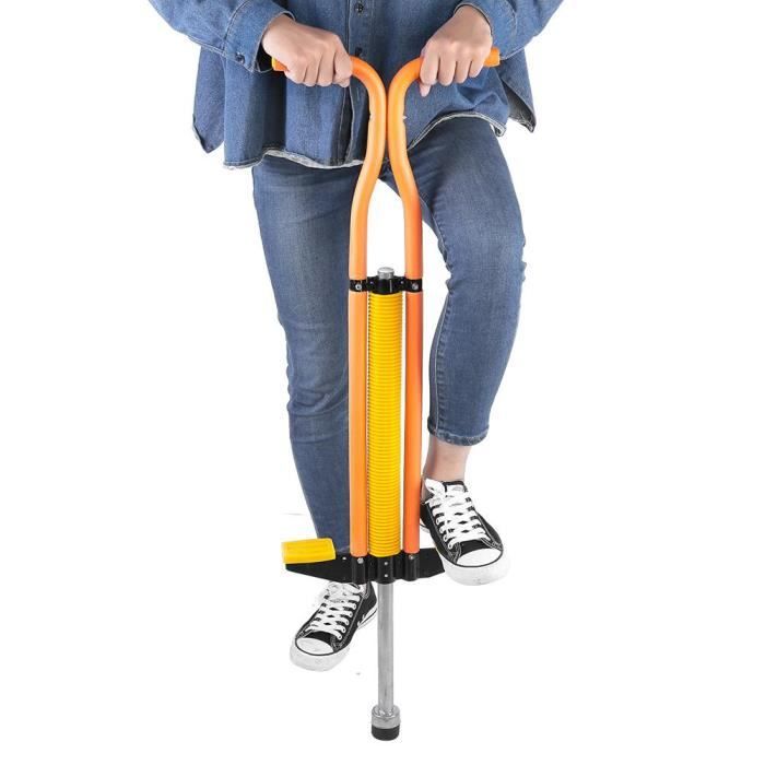 Ballon Sauteur Avec Poignée Et Barre Télescopique – 25 X 70 Cm, Pour Enfants, Saut Extérieur Ou Intérieur